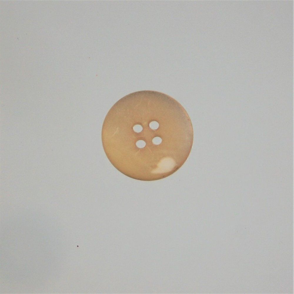 Brunello Cucinelli Replacement Button 4 Hole Beige Luster Button - Picture 9 of 9